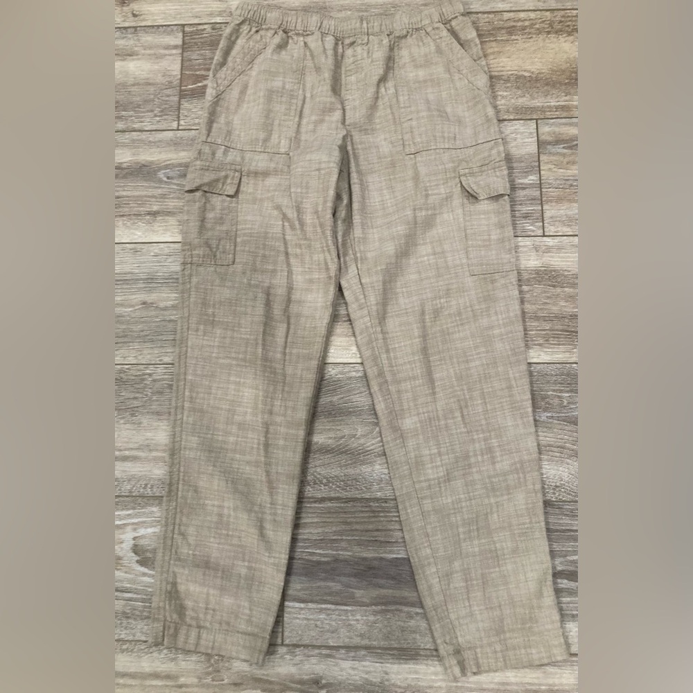 Lands End Kids Tan Cargo Pants